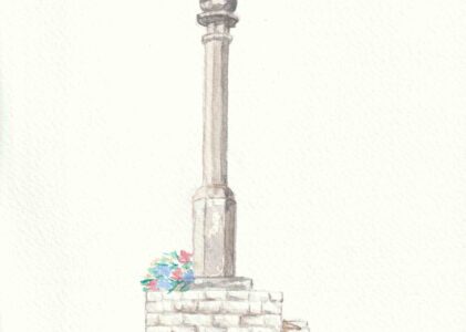 Croix de la pointe du Trec’h, Île aux Moines