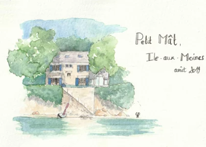 Petit Mât, Îles aux Moines